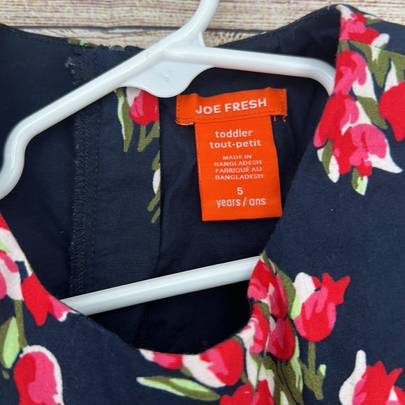 Joe Fresh Tulip and Black Dress Size 5 - Picture 2 of 5